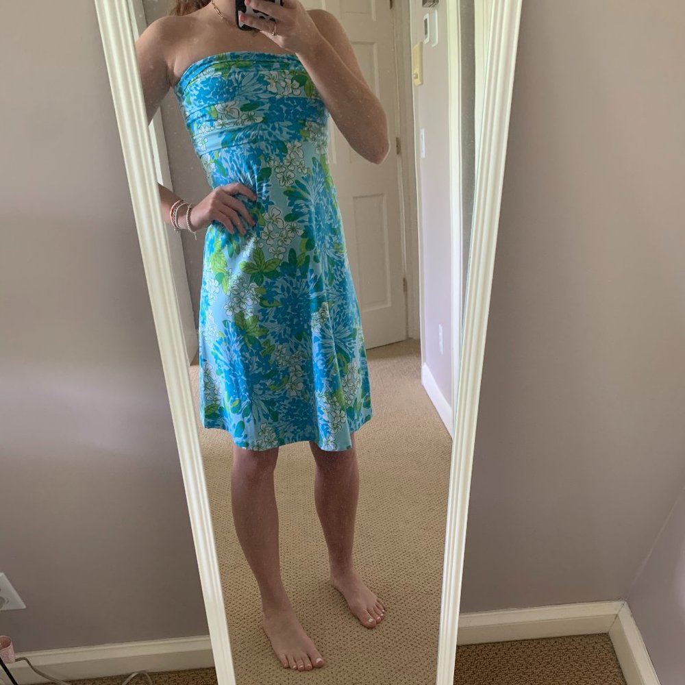 Lilly Pulitzer strapless dress